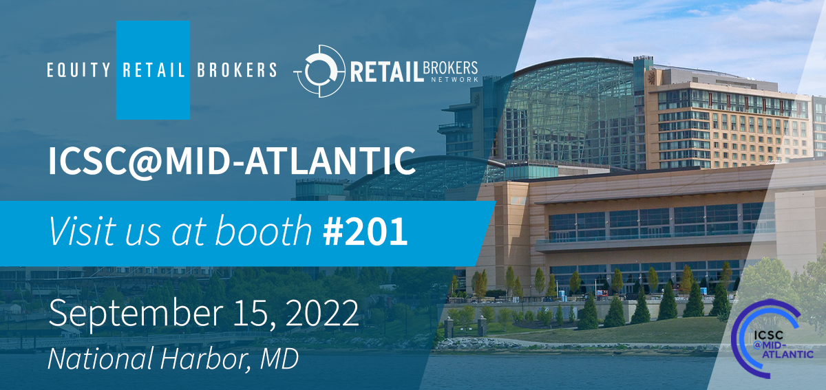 Meet with Equity Retail Brokers at ICSCMidAtlantic Booth 201